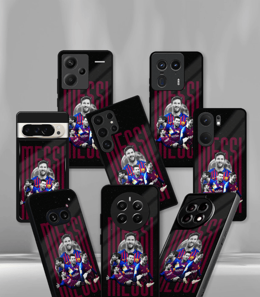 Lionel Messi GOAT edition Premium Glossy Phone Case.