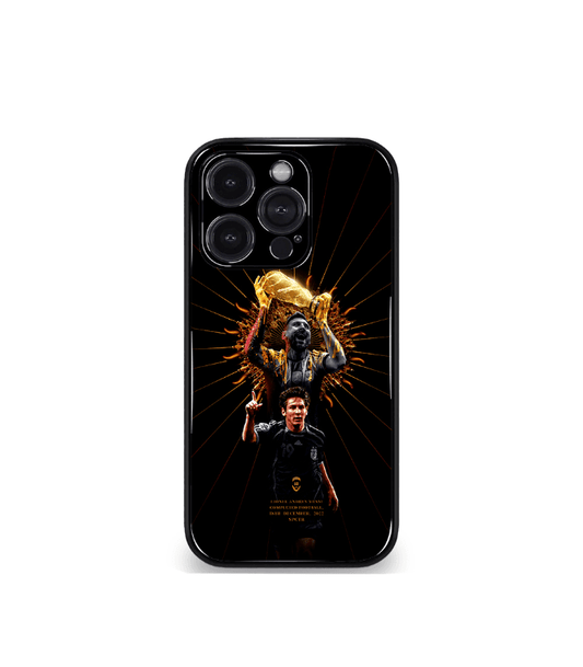 Lionel Messi GOAT edition Premium Glossy Phone Case.