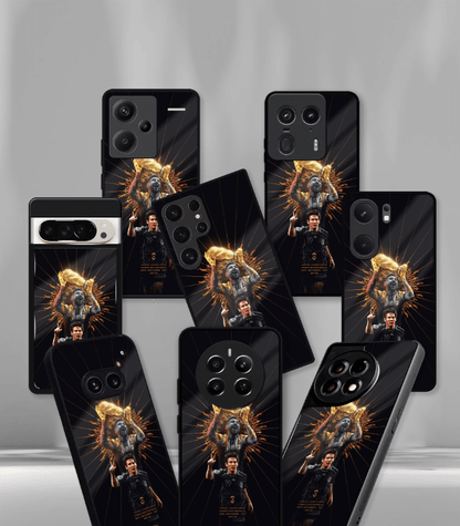 Lionel Messi GOAT edition Premium Glossy Phone Case.