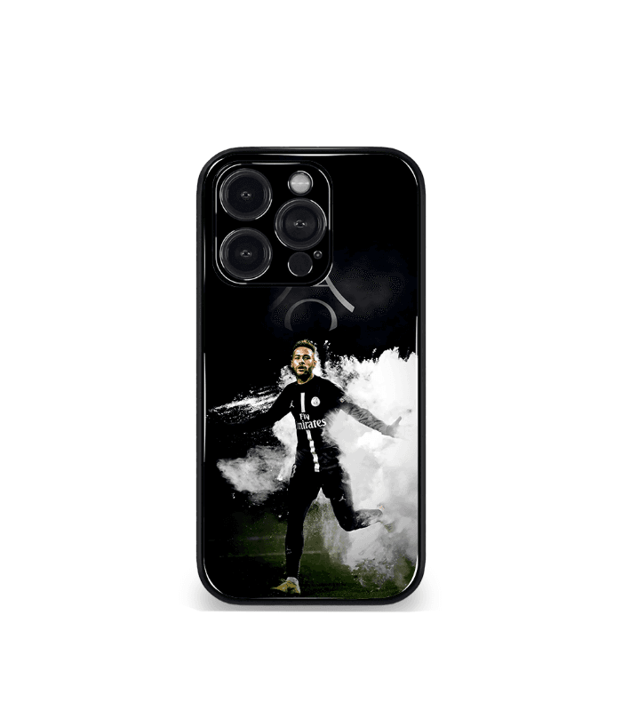 neymar junior goat edition premium glossy phone case.