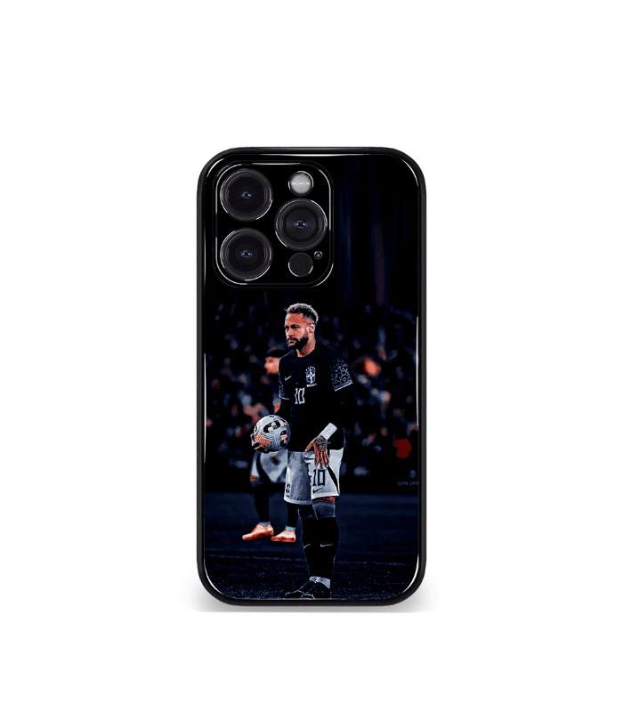 neymar junior goat edition premium glossy phone case.