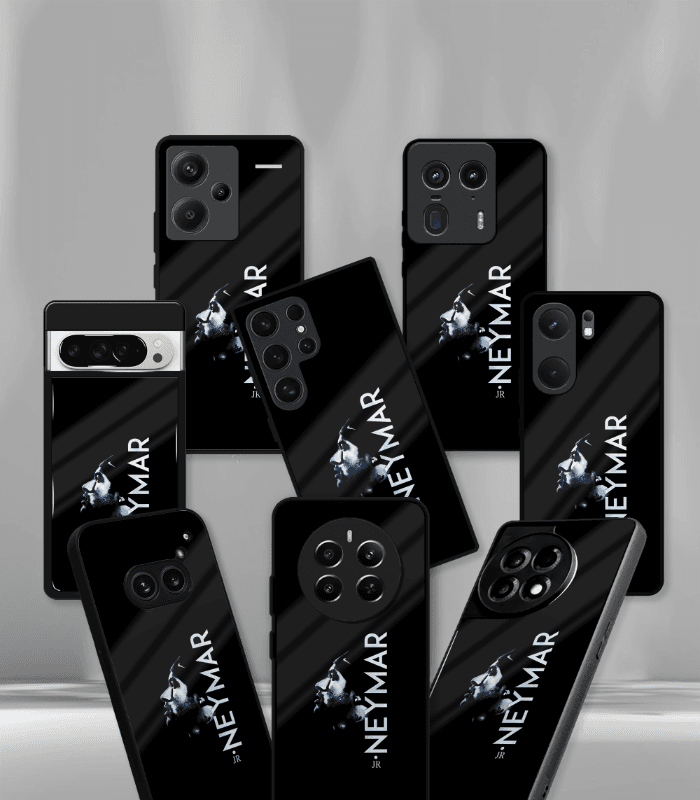 neymar junior goat edition premium glossy phone case.