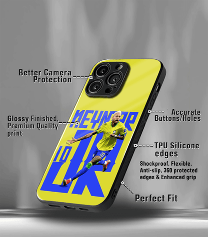 Neymar Junior GOAT edition Premium Glossy Phone Case.