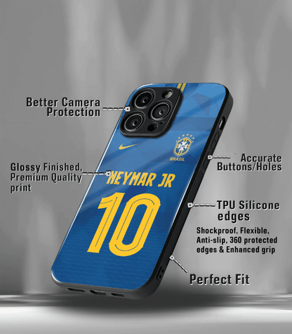 Neymar Junior GOAT edition Premium Glossy Phone Case.
