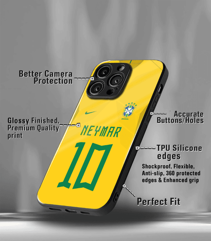 Neymar Junior GOAT edition Premium Glossy Phone Case.