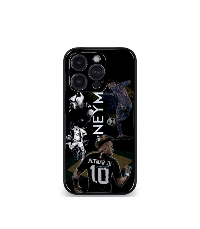 neymar junior goat edition premium glossy phone case.