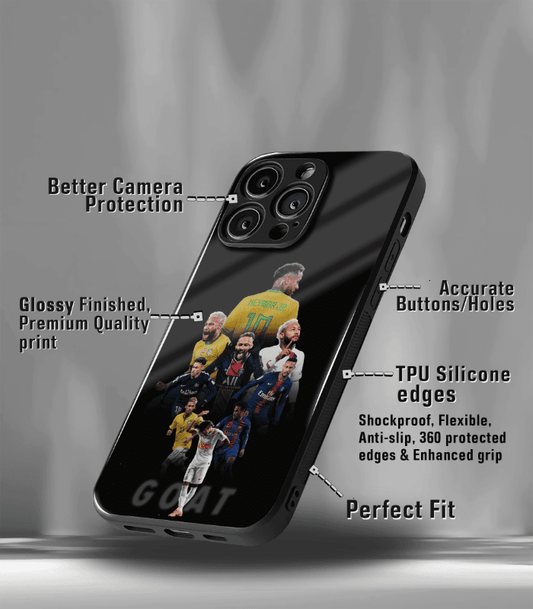 Neymar Junior GOAT edition Premium Glossy Phone Case.