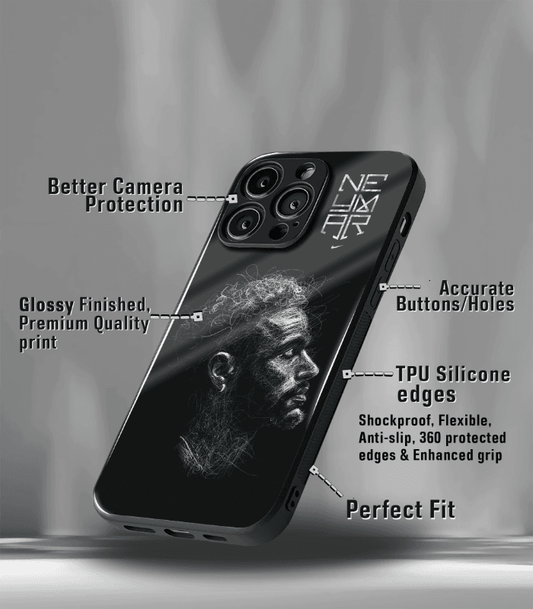 Neymar Junior GOAT edition Premium Glossy Phone Case.