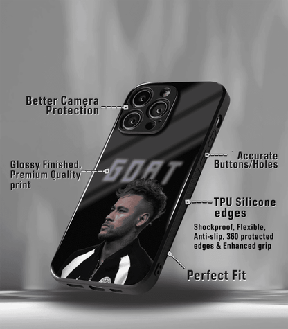 Neymar Junior GOAT edition Premium Glossy Phone Case.