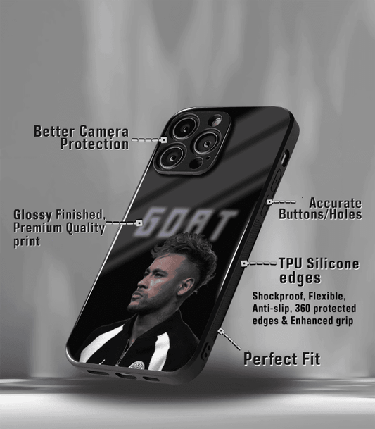 Neymar Junior GOAT edition Premium Glossy Phone Case.