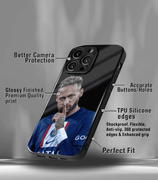 Neymar Junior GOAT edition Premium Glossy Phone Case.