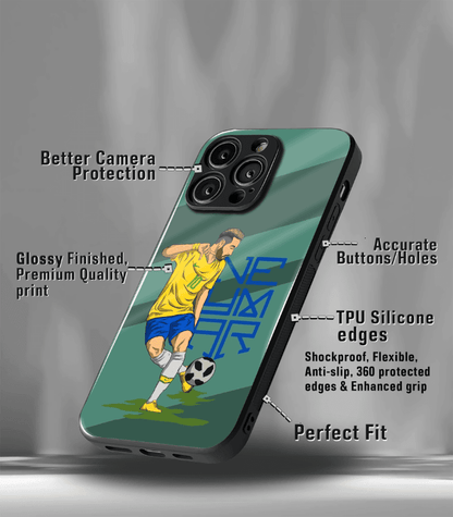 Neymar Junior GOAT edition Premium Glossy Phone Case.