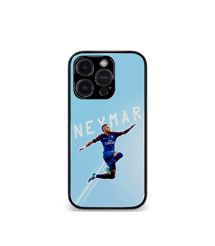 neymar junior goat edition premium glossy phone case.