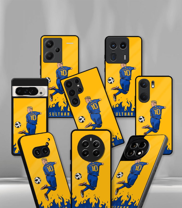 neymar junior goat edition premium glossy phone case.