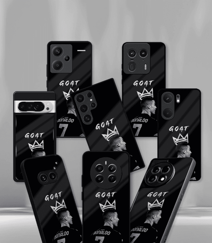 Cristiano Ronaldo GOAT CR7 edition Premium Glossy Phone Case.