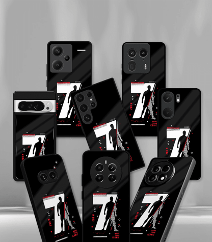 Cristiano Ronaldo GOAT CR7 edition Premium Glossy Phone Case.