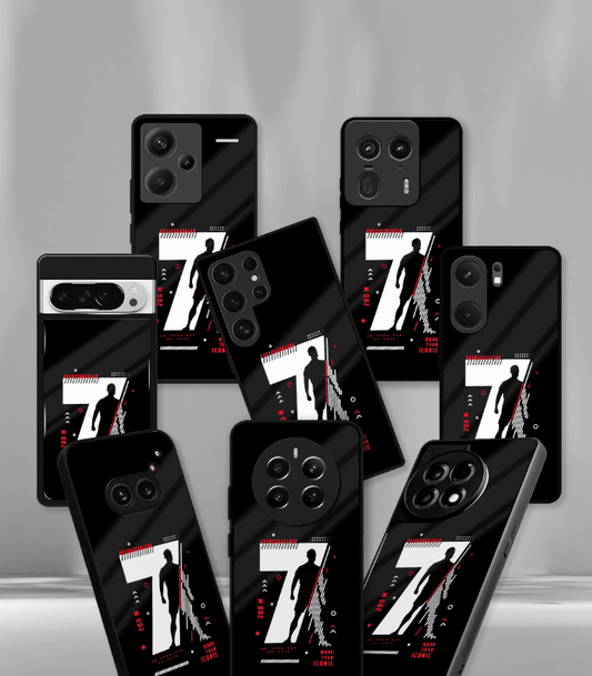 Cristiano Ronaldo GOAT CR7 edition Premium Glossy Phone Case.