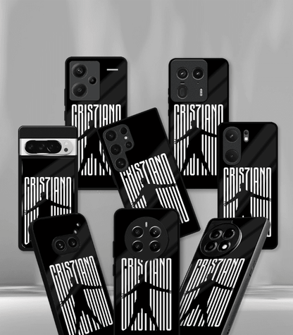 Cristiano Ronaldo GOAT CR7 edition Premium Glossy Phone Case.