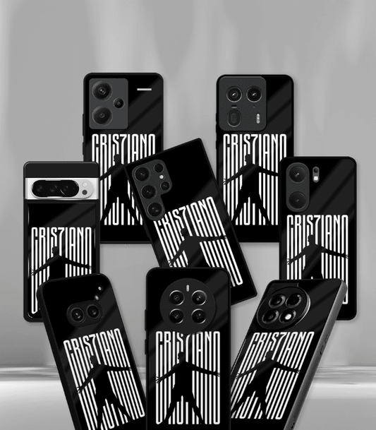 Cristiano Ronaldo GOAT CR7 edition Premium Glossy Phone Case.