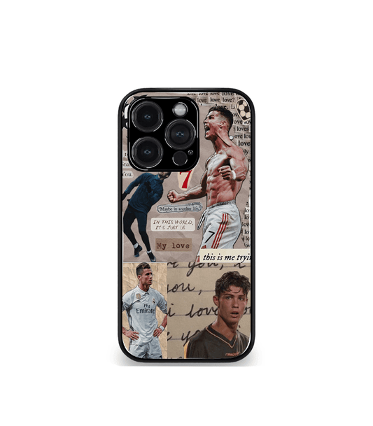 Cristiano Ronaldo GOAT CR7 edition Premium Glossy Phone Case.