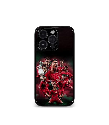 Cristiano Ronaldo GOAT CR7 edition Premium Glossy Phone Case.