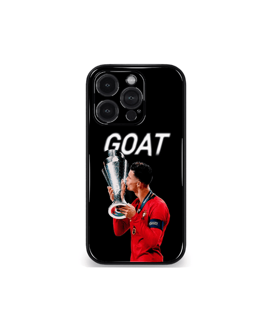 Cristiano Ronaldo GOAT CR7 edition Premium Glossy Phone Case.