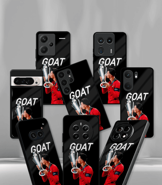 Cristiano Ronaldo GOAT CR7 edition Premium Glossy Phone Case.