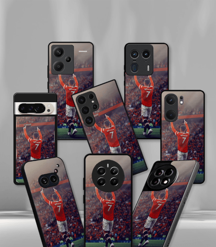 cristiano ronaldo goat cr7 edition premium glossy phone case.