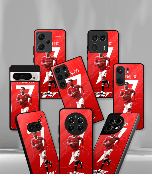 Cristiano Ronaldo GOAT CR7 edition Premium Glossy Phone Case.