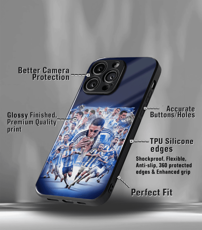 angel dimaria edition premium glossy phone case.