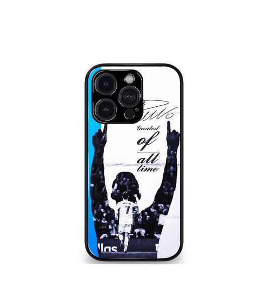 Cristiano Ronaldo GOAT CR7 edition Premium Glossy Phone Case.