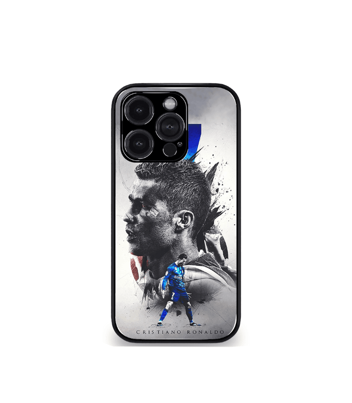 cristiano ronaldo goat cr7 edition premium glossy phone case.