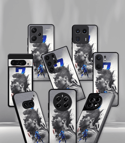 Cristiano Ronaldo GOAT CR7 edition Premium Glossy Phone Case.