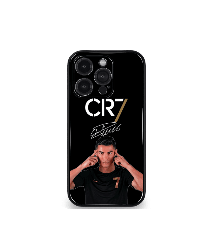 cristiano ronaldo goat cr7 edition premium glossy phone case.