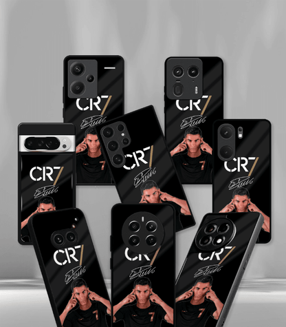 Cristiano Ronaldo GOAT CR7 edition Premium Glossy Phone Case.