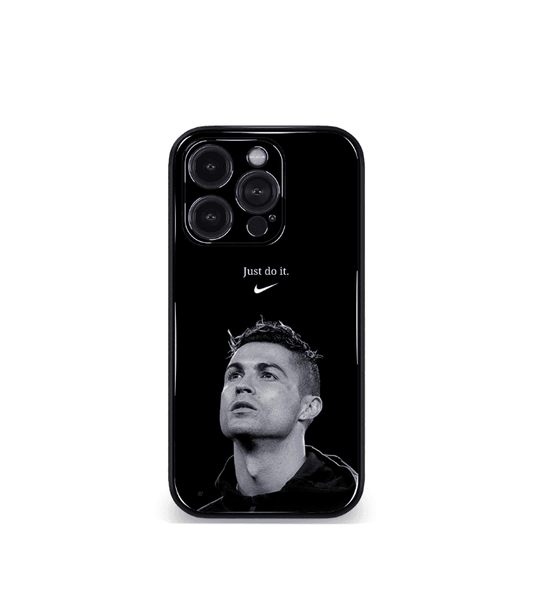 Cristiano Ronaldo GOAT CR7 edition Premium Glossy Phone Case.