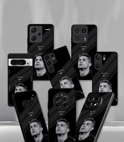Cristiano Ronaldo GOAT CR7 edition Premium Glossy Phone Case.
