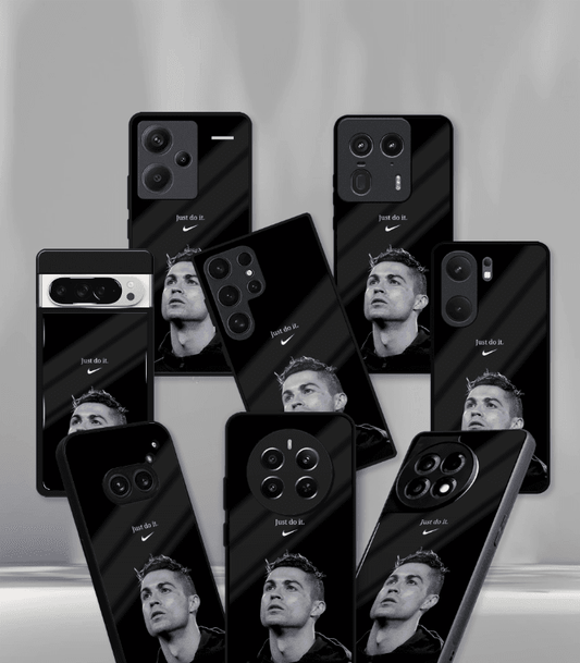 Cristiano Ronaldo GOAT CR7 edition Premium Glossy Phone Case.