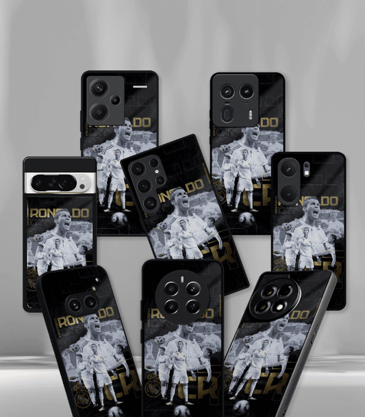 Cristiano Ronaldo GOAT CR7 edition Premium Glossy Phone Case.