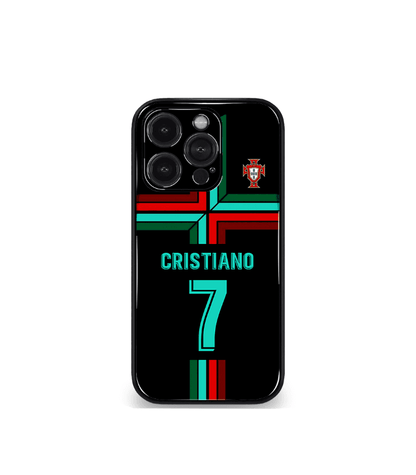 Cristiano Ronaldo GOAT CR7 edition Premium Glossy Phone Case.