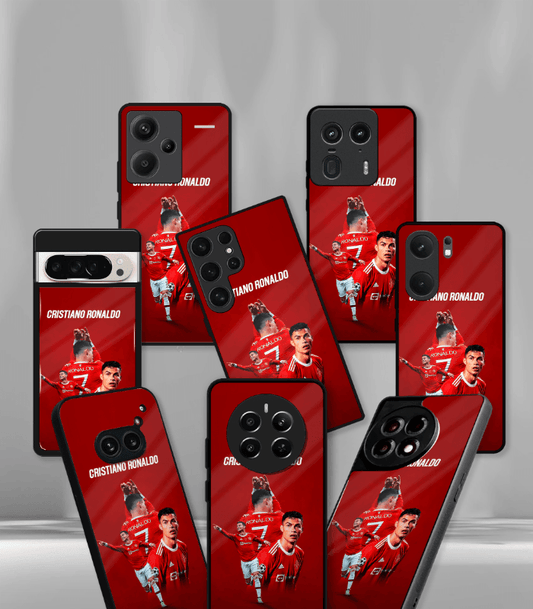 Cristiano Ronaldo GOAT CR7 edition Premium Glossy Phone Case.
