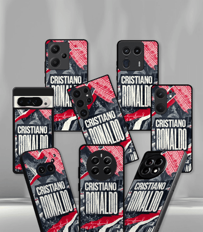 Cristiano Ronaldo GOAT CR7 edition Premium Glossy Phone Case.