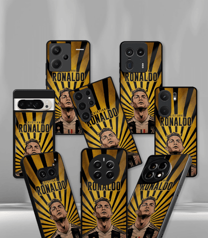 Cristiano Ronaldo GOAT CR7 edition Premium Glossy Phone Case.