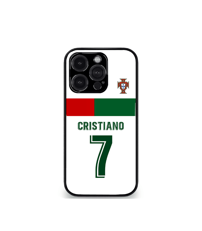 cristiano ronaldo goat cr7 edition premium glossy phone case.