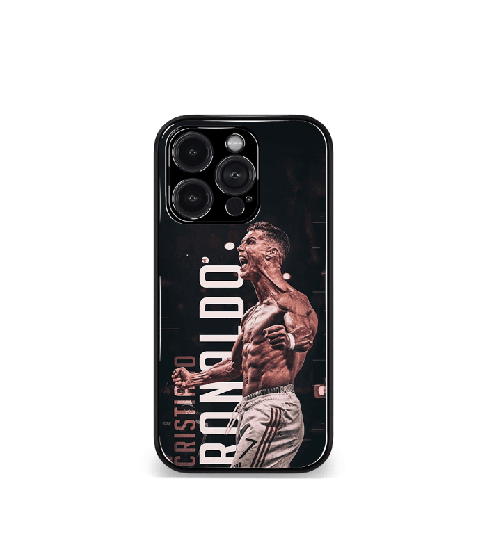 cristiano ronaldo goat cr7 edition premium glossy phone case.
