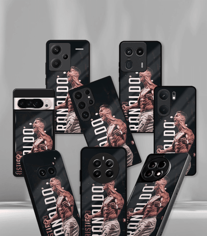 Cristiano Ronaldo GOAT CR7 edition Premium Glossy Phone Case.