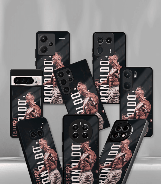 Cristiano Ronaldo GOAT CR7 edition Premium Glossy Phone Case.