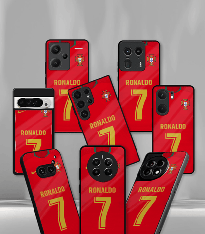 Cristiano Ronaldo GOAT CR7 edition Premium Glossy Phone Case.