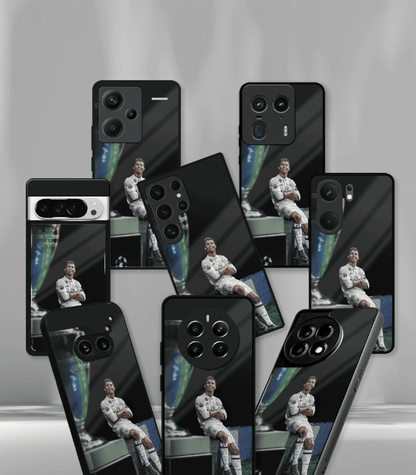 Cristiano Ronaldo GOAT CR7 edition Premium Glossy Phone Case.