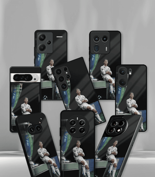Cristiano Ronaldo GOAT CR7 edition Premium Glossy Phone Case.